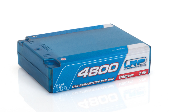 4800 - Square Pack - 110C/55C - 7.4V LiPo - 1/10 Competition