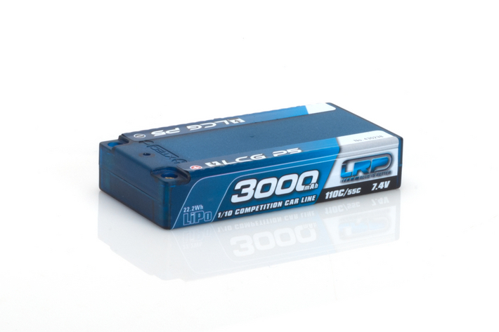 LRP 3000 - Shorty LCG P5 - 110C/55C - 7.4V LiPo - 1/10 Competition