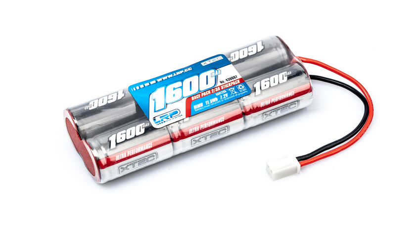 LRP - XTEC Race Pack Stick 2/3A NiMH - Micro - 7.2V - 1600mAh