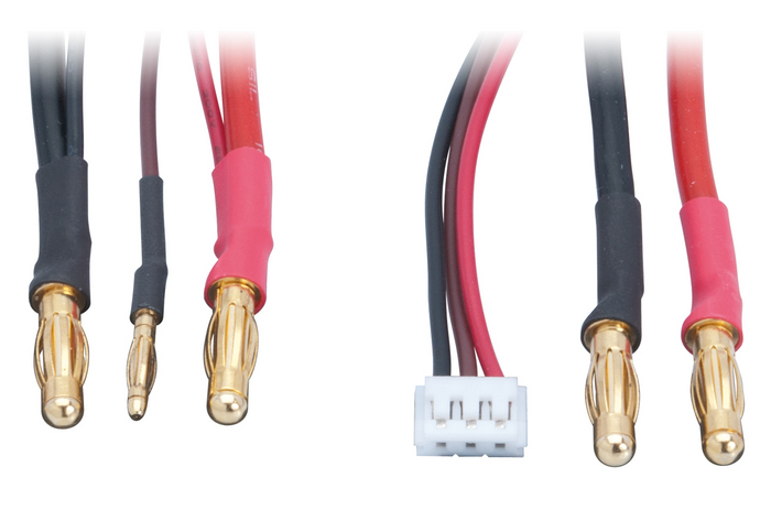 2 x 2 S Lipo rigide Incl LRP 65822 Duo Câble de charge Adaptateur Balancing 50 cm long 