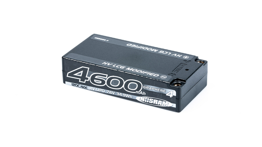 HV LCG Modified Shorty GRAPHENE-4 4600mAh Hardcase battery