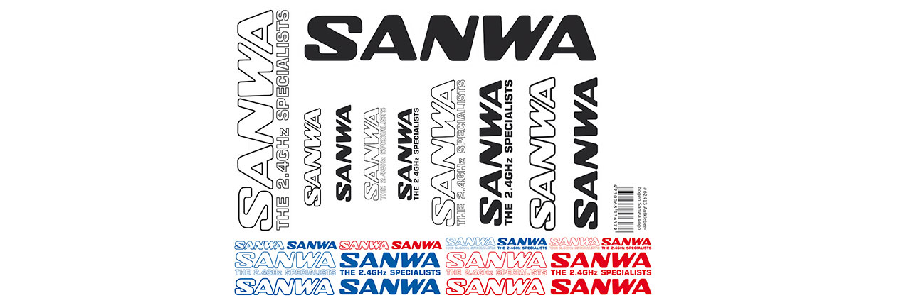 Sticker adesivi decal Sanwa 
